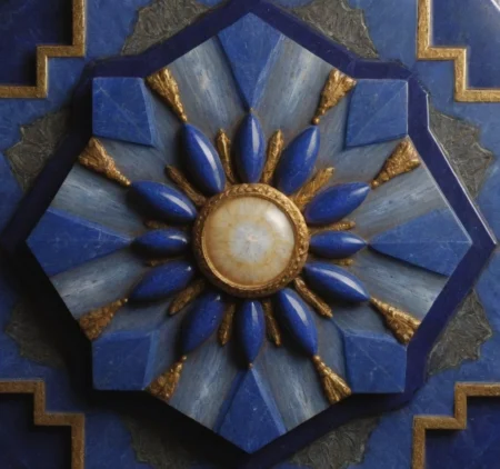Mandala de lápis-lazuli